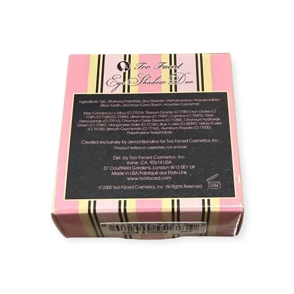 Deadstock: new Too Faced 𖦹 OG Original Eye Shadow Duo 𖦹 Poodle Puff 𖦹 in box - Picture 9 of 16